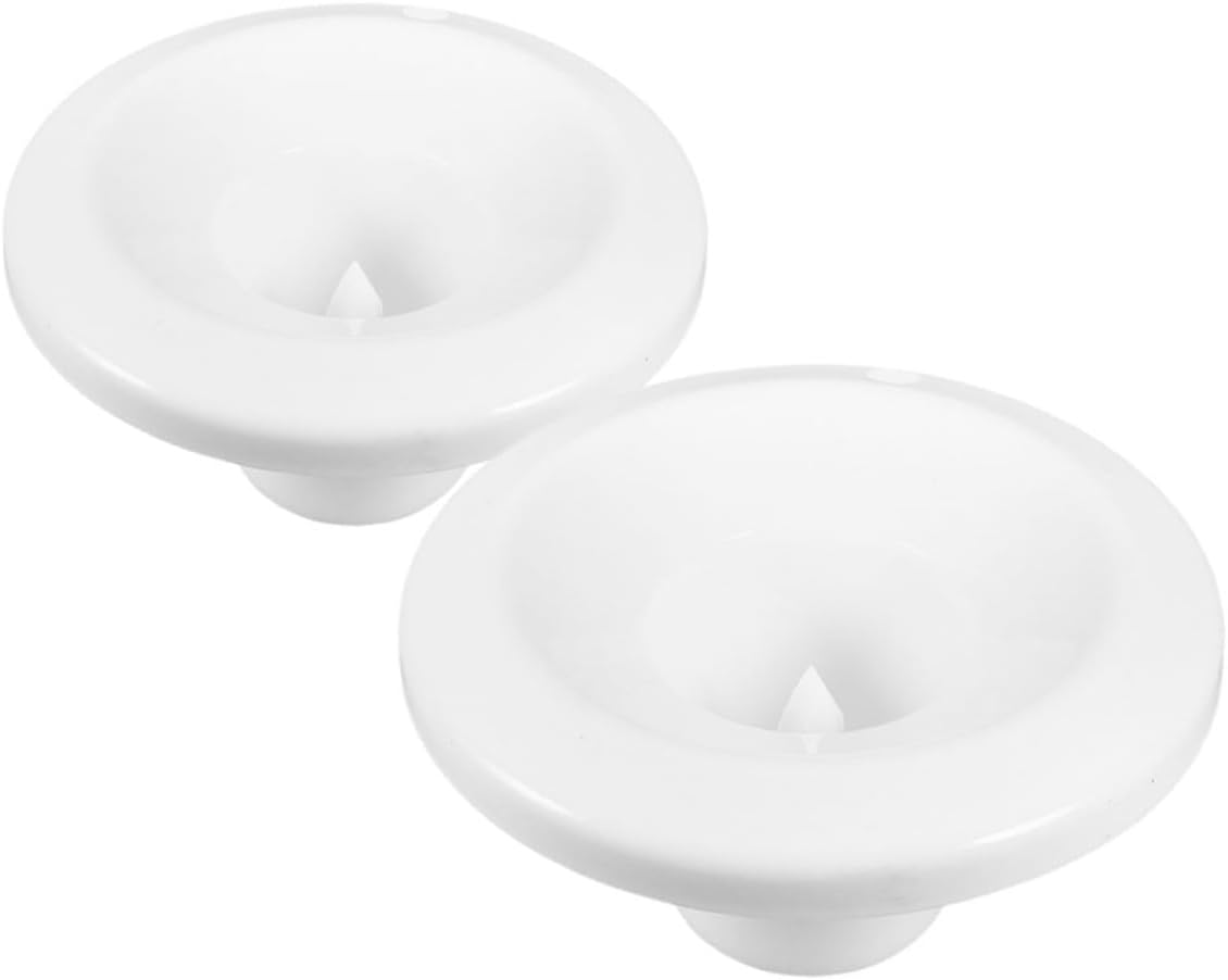 2pcs Water Dispenser Cover Attachment, Universal Fit White Plastic