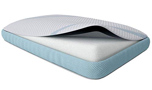 Image of Tempur-Pedic Memory Foam TEMPUR-Adapt ProHi + Cooling-Queen Pillow, white