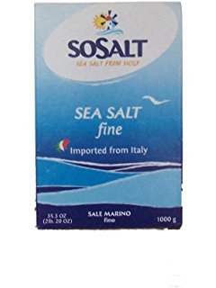 Sea Salt (Fine) SoSalt / Bulk Trapani, Italy 2 Lbs 20 oz.