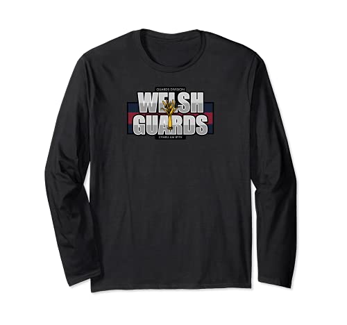 Welsh Guards Long Sleeve T-Shirt, Black
