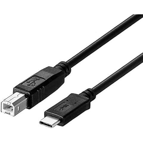 Type C Printer Cable Compatible with iPad Pro iPad Air MacBook Pro MacBook Air M1 Mac Pro iMac Pro USB C to USB B Printer Scanner Cord for HP Canon Brother Epson Samsung Pantum 6.6 Feet Cover