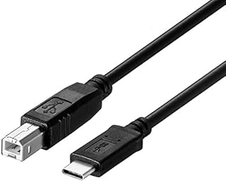 Type C Printer Cable Compatible with iPad Pro iPad Air MacBook Pro MacBook Air M1 Mac Pro iMac Pro USB C to USB B Printer Scanner Cord for HP Canon Brother Epson Samsung Pantum 6.6 Feet