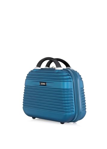 Beauty case - case da viaggio dimensioni: 35 x 32 x 16 cm capacità: 14.50 l ABS leggero due scomparti cerniera su entrambi i lati blu navy chiaro Blu navy XXS