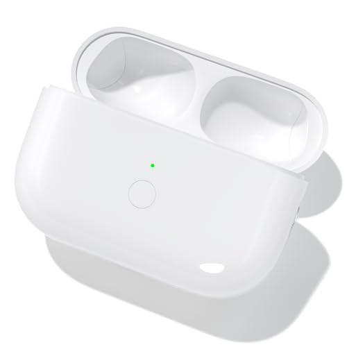Image of Replacement Charging Case for AirPods Pro 1 /2 Generation with Type-C, Compatible with AirPods Pro 1st /2nd with Bluetooth Pairing Sync Button, Earbuds Not Included (Type-C Port)