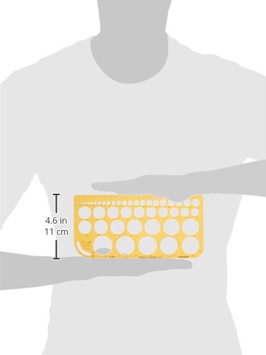 ウチダ テンプレート No.860 円定規 インキエッジ付 012-0005 2mvetro Amazon | ウチダ テンプレート No.860 円定規 インキエッジ付
