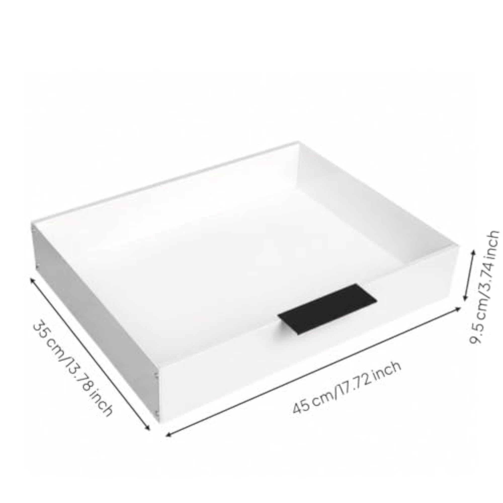 Low-Clearance Under Bed Storage with Wheels, Slim Design