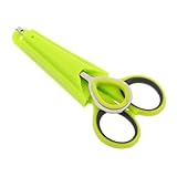 LIOOBO 多機能ポータブル釣り用はさみ ステンレス製 コンパクト設計 ワイヤーアクセサリー切断 グリップ付き フックリムーバー機能搭載 釣り糸カットツール