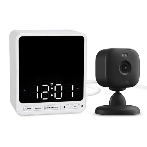 Wasserstein Alarm Clock Case For Blink Mini - Black Version - Discreet Cover ...