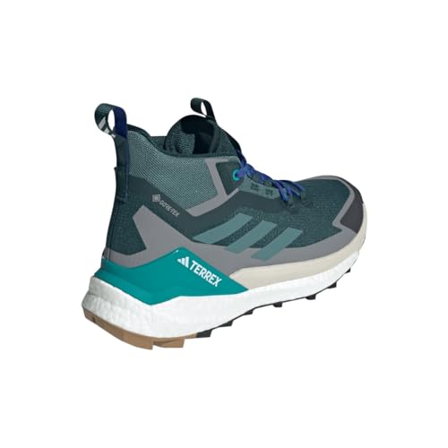 Image of adidas Mens Terrex Free Hiker 2.0 Goretex Hiking Shoes Aurora Ivy /Preloved Teal /Grey 9.5 Medium