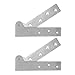 2Pcs Door Hinge Stainless Steel Hinge 180 Degrees Rotation Door Shaft Hinge Furniture Hardware Accessories YYDFPIIA