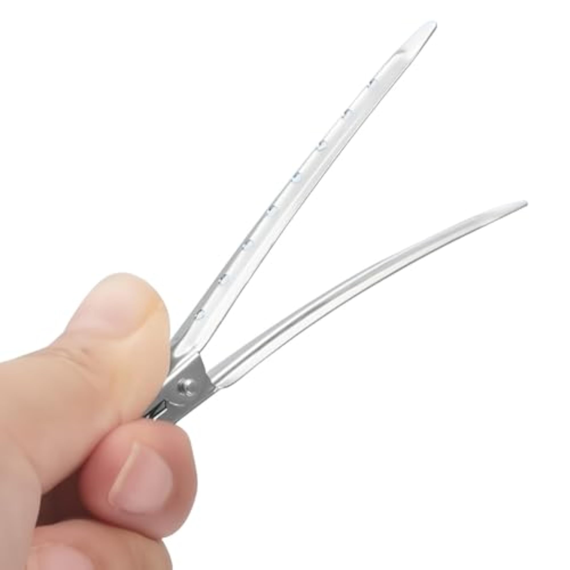 Professional Steel Hair Styling Clips, Set of 12