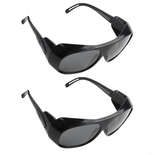 Lot de 2 lunettes de soudage avec gradation automatique et résistance pour une soudure sûre (gris)