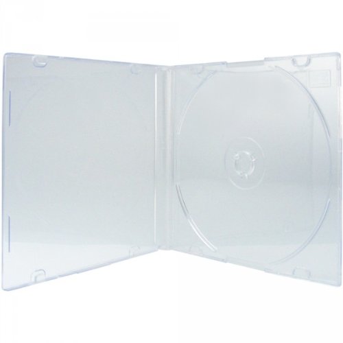 Preisvergleich Produktbild 10 XLayer DVD CD Hüllen Single transparent matt slimcase
