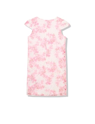 GUESS Girls' Cap Sleeve Floral Lace Dress3