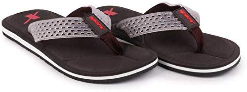 Image of SPARX men's new slippers collection for outdoor /Walking /jogging SFG-2113, Color-Brown white,Size:UK-6
