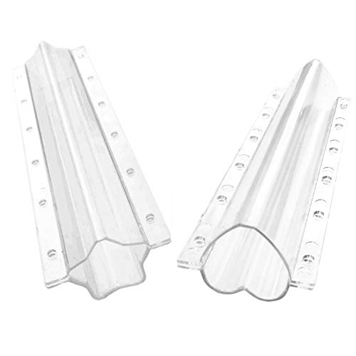 zosenda Garten-Gemüse-Wachstumsformungsform, 2 Stück, Kunststoff, transparent, herzförmig, Gurken, Wachstumsform, Sternform, Obstanbauform, Landwirtschaft, Garten, Kinderzimmer, Modellierwerkzeug Cover