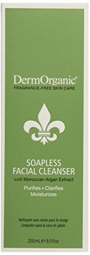 Dermorganic Soapless Facial Cleanser, 8.5 Ounce