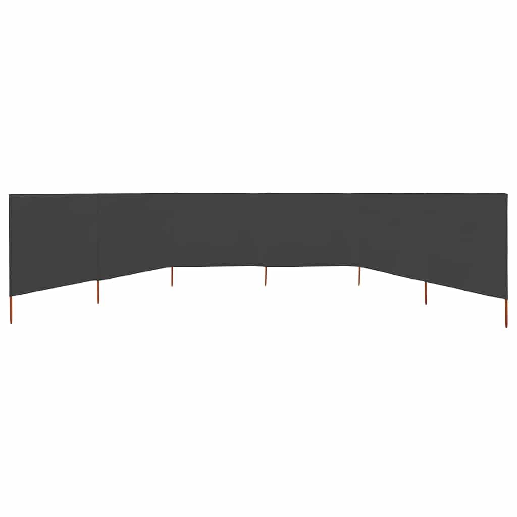 Windschutz 9-teilig 1200x160 cm Azurblau, Faltbarer Sichtschutz und Windschutzgewebe aus Vliesstoff mit 10 Holzpfählen für Camping, Strand und Garten