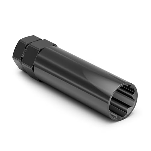 Image of White Knight 3800L Seven Spline Key Adapter for M14 and 9 /16 inch Thread 7 Spline Lug Nuts - Fits 13 /16 inch & 7 /8 inch Hex Wrench