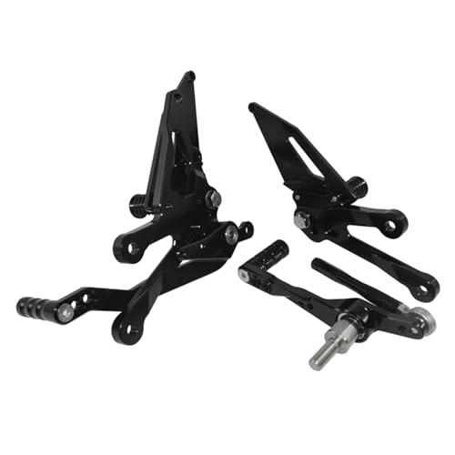 Repose-Pieds Arrière Réglables Yamaha YZF R7 2022-2024 en Aluminium CNC Noir