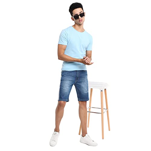 Image of CAHOOT Men's Denim Jeans for Regular Wear | Denim Fabric | Slim Fit | Jeans Crafted with Comfort Fit and High-Performance for Everyday Casual Wear
