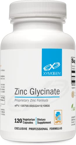Xymogen Zinc Glycinate - 20Mg Chelated Zinc Supplement - Zinc Bisglycinate Chelate For Enhanced Absorption - Mineral Supplement For Reproductive + Immune Support (120 Vegan Zinc Capsules) #TOP1