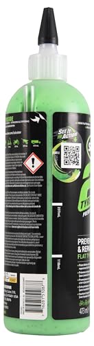 Slime 10193-51 2-in-1 Tyre & Tube Sealant Puncture Repair Sealant, Premium, Prevent and Repair, suitable for all off-highway Tyres and Tubes, Non-Toxic, Eco-Friendly, 473ml (16oz)