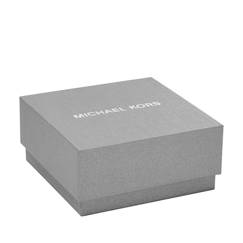 Miniatura 3 de Michael Kors Pendientes para mujer de metal dorado con piedras semipreciosas y cierre de poste