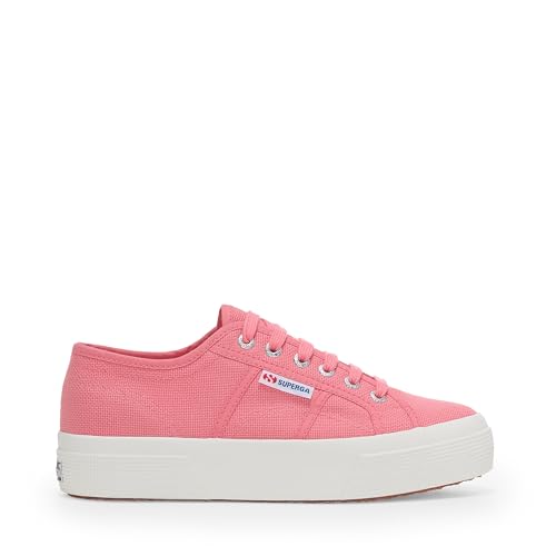 Image of Superga 2740 Platform Sneakers for Men and Women - Iconic Italian Men's and Women's Tennis Shoes with Breathable Canvas Upper, Non Slip Rubber Sole
