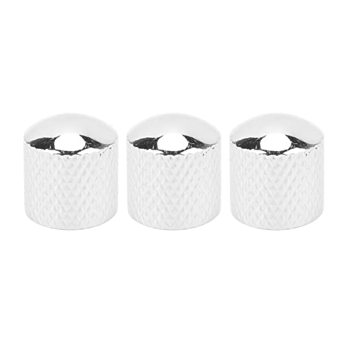 Botão de Controle do Potenciômetro, Botão de Guitarra Elétrica de Alta Resistência Universal de Meta