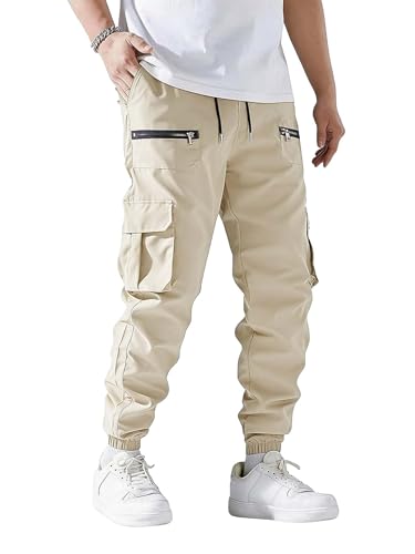 Image of Lymio Cargo for Men | Cotton Cargo Pant | Drawstring Waist Pant (Also Available in Plus Sizes) (34-37)