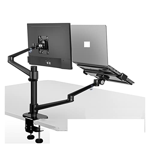 Support d'ordinateur portable de bureau aluminium résistant pour grand écran 32" VESA - 3