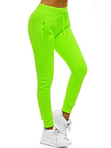OZONEE Damen Jogginghose Hose Trainingshose Sporthose Freizeithose Motiv...