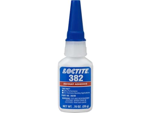 Loctite 38240 382 Clear Tak Pak Ultra Performance Instant Adhesive, 20 g Bottle