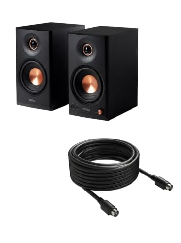 �y�Z�b�g�����zEdifier MR4MKII �f�X�N�g�b�v�X�s�[�J�[�� SCC43 �X�s�[�J�[�ڑ��P�[�u�� (3m / 4�s�� DIN �I�X-�I�X) ���ϋv