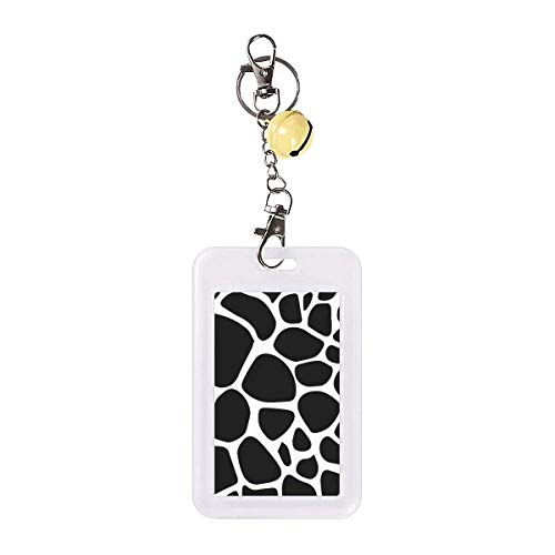 Pochette de Protection Jaune Girafe pour Carte de Crédit Motif Animal Art Grain