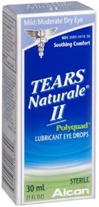 Tears Naturale II 30ml each Pt#65041830 (Pack of 3)