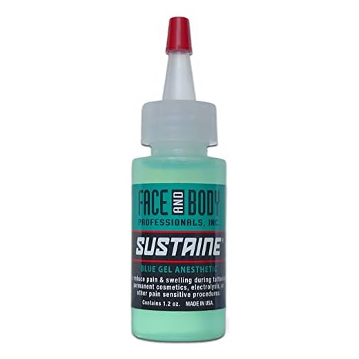Sustaine Blue Gel 1.2oz Lidocaine Numbing Gel Maximum Strength Lidocaine Cream Topical Anesthetic Numbing Cream Pain Relief Gel Numbing Lube For Numbing Cream Tattoo, PMU, Microblading, Tattoo Removal