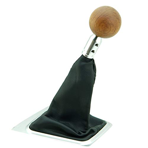 Vivpro Manual Wooden Round Gear Shifter Knob, Handmade Natural Wood Shift Lever Head Car Trim W 4 Adapters For Most Cars, Vv-Car-004 #TOP3