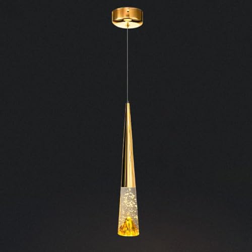 Chandelier de chevet H3TF5J en cristal bulle et suspension de salle à manger réglable