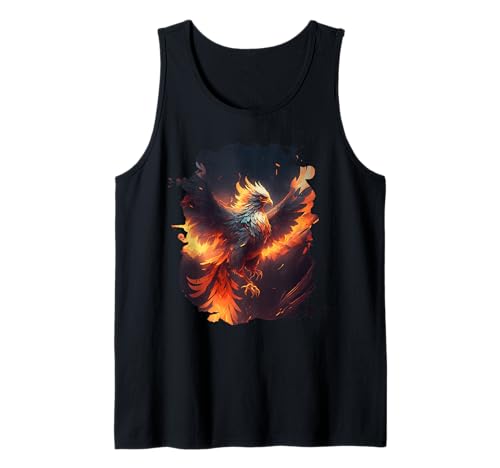 The Majestic Rise of the Epic Phoenix Tank Top