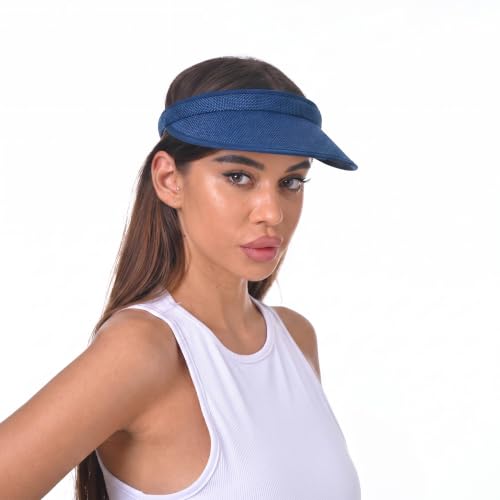 Image of 3 Pieces Clip On Visors Women Men Visor Sun Hats Hat Outdoor Sports Golf Beach Travel Tennis Cap