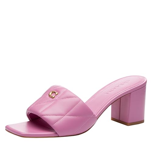 Coach Sandália plataforma feminina com salto Holly Block