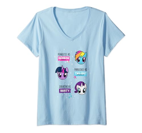 T-shirt My Little Pony col V idéal pour vos sorties décontractées