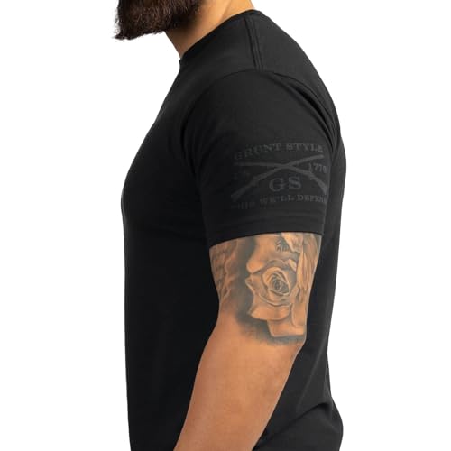 Image of Grunt Style Basic Crew Pack - USA, American Graphic Tee, Patriotic, Everyday, T-Shirts for Men Pack