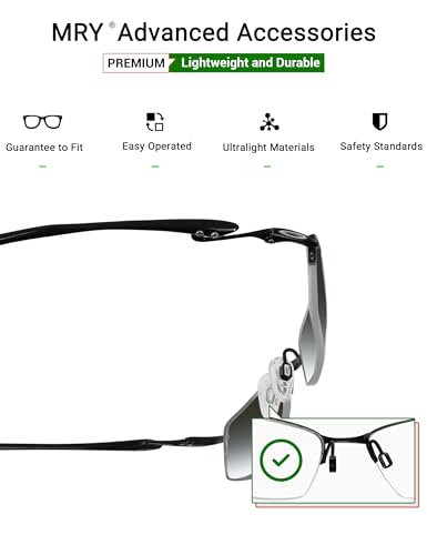 Image of Mryok Replacement Nosepiece Nosepad for Oakley Metal Plate Ti OX5153 Eyeglass - Options