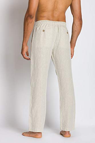 Ably Carter Men's Linen Pants | Repels Liquids, Stains, and Odors3