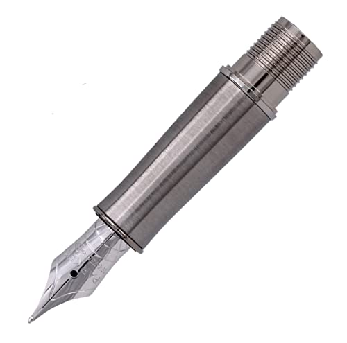Plume Fine Or 18K pour Parker Sonnet avec section métal chromé