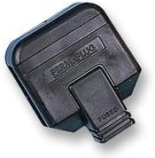 PERMAPLUG HDPT13BLK PLUG, 13A, RUBBER, BLACK (5 pieces)