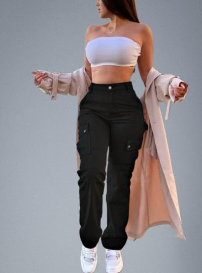 Versatile Multi-Pocket Cargo Pants for Women - Comfortable Wear2